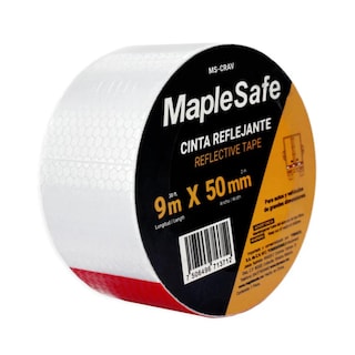 Foto 1 | Rollo Cinta Reflejante Alta Visibilidad 2'' X 9m Maple Safe