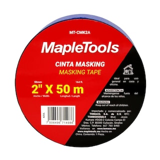 Foto 3 | Cinta Masking 2'' X 50 Mts Azul Maple Tool 6 Piezas