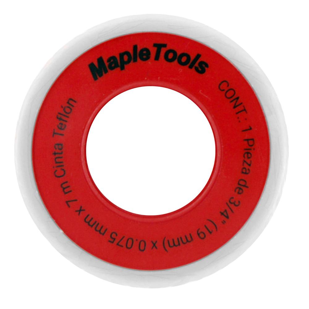Foto 3 pulgar | 48 Cintas Teflon 3/4'' X 7 Mts Maple Tools