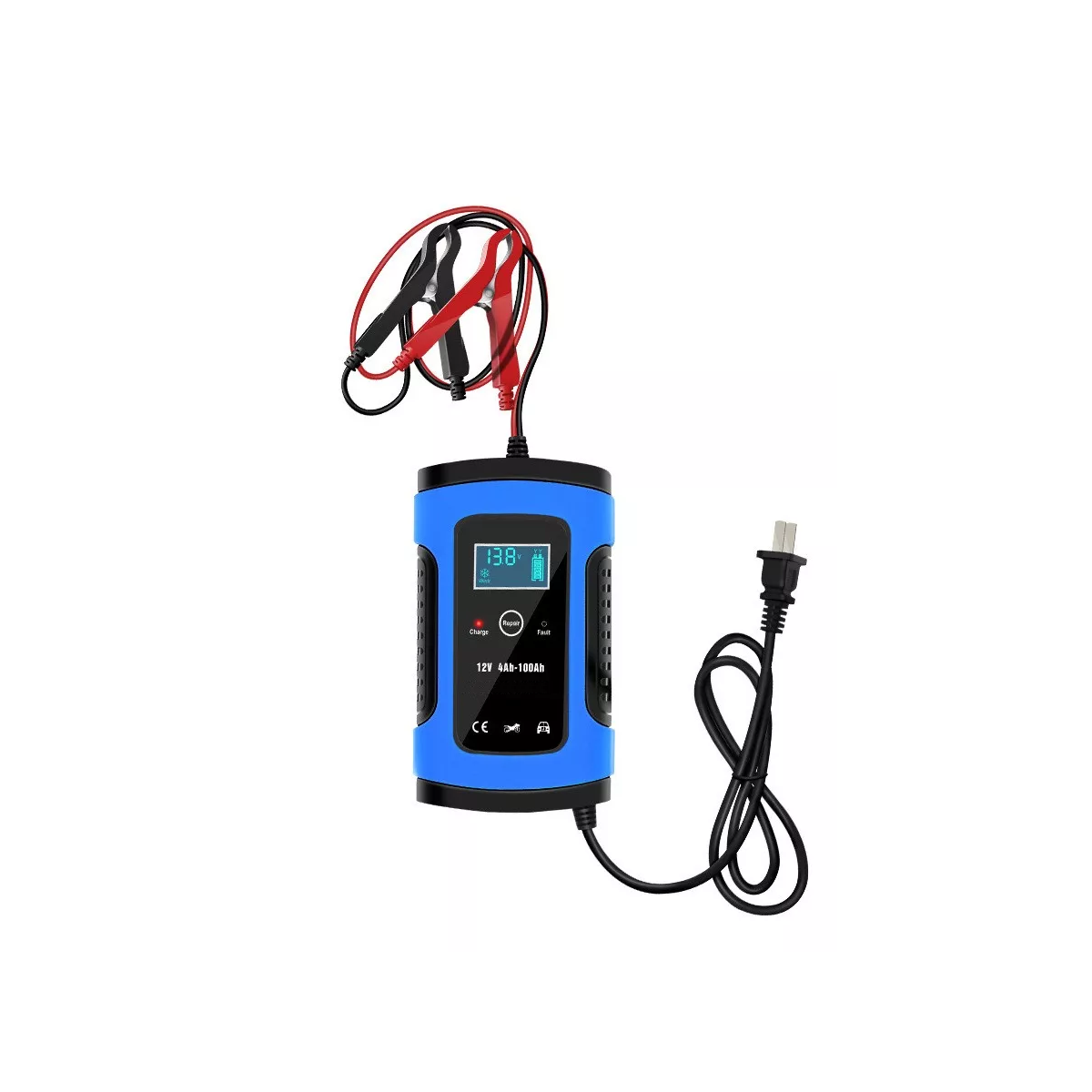 Cargador de Batería Rápido Automático 12v 6a Smart Digital Eo Safe Imports Esi-4859 Color Azul