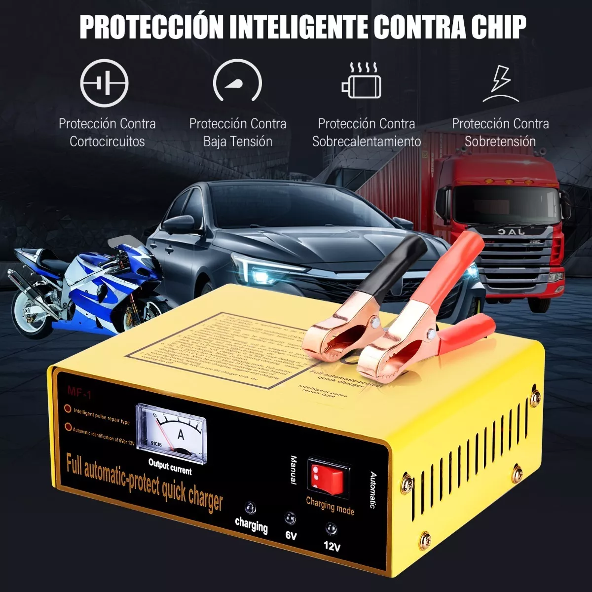 Foto 2 | Cargador de Batería Inteligente Automático Eo Safe Imports Esi-6635 color Amarillo