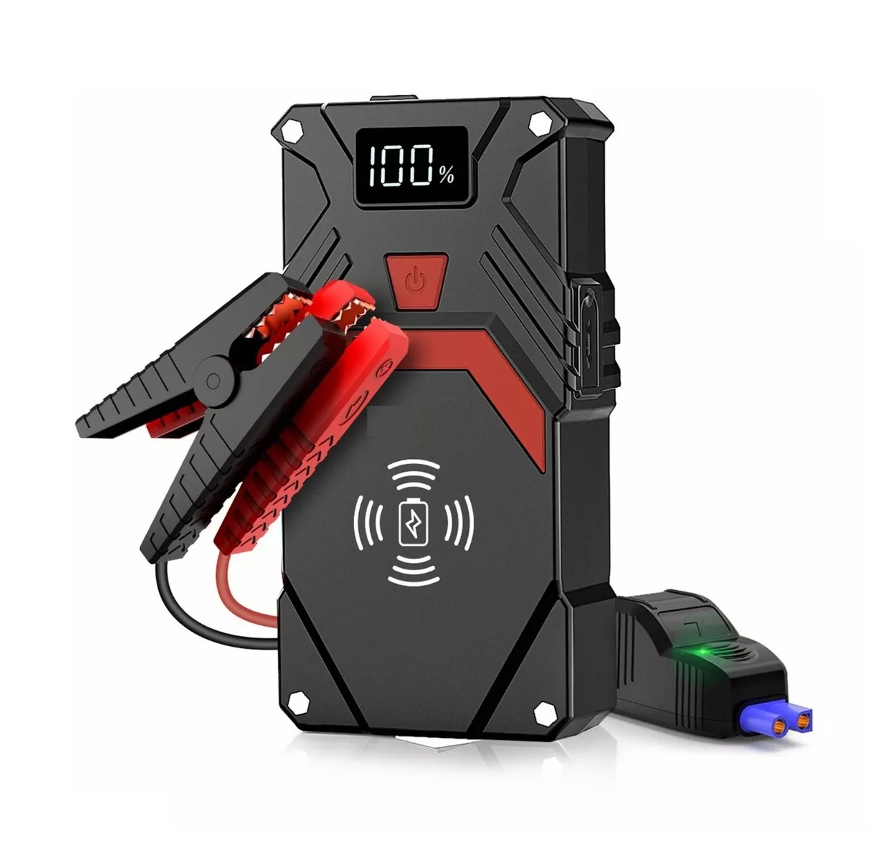 Foto 4 pulgar | Arrancador de Coche 2500 A 24000 Mah Belug para 8 Cilindros con Lcd color Negro