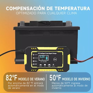 Foto 2 | Cargador Inteligente para Batería de Coche Eo Safe Imports ESI-10167 Amarillo