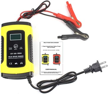 Foto 2 | Cargador De Batería De Auto 12v 6a Con Lcd Pantalla Ajuste Inteligente De Corriente Para Cargar Y Proteger La Batería
