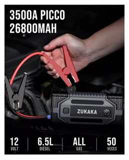 Foto 2 | Arrancador de Baterías para Auto 26800 Mah Negro
