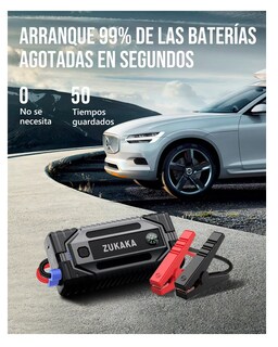 Foto 3 | Arrancador de Baterías para Auto 26800 Mah Negro
