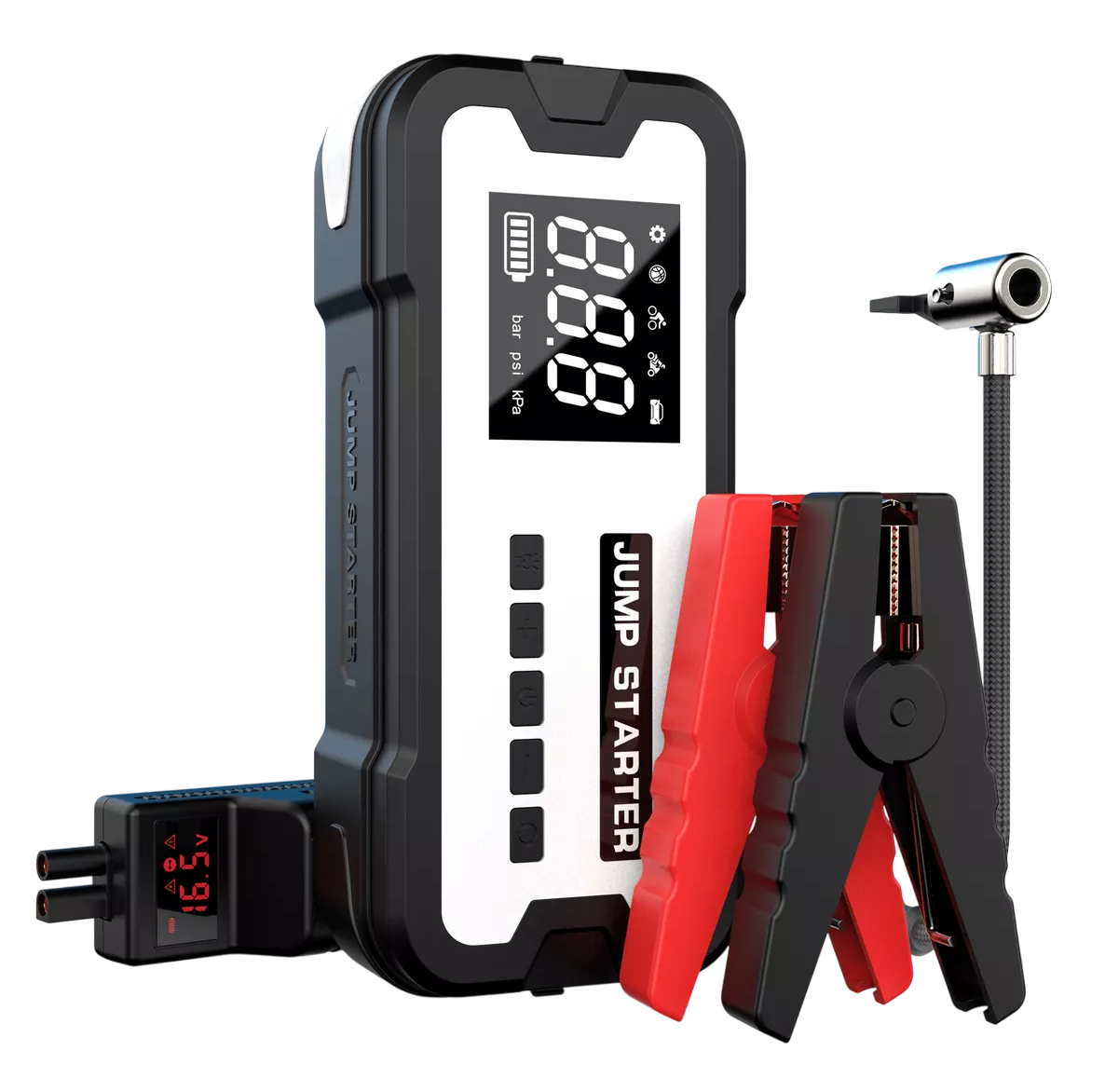 Foto 4 | Arrancador De Batería De Auto Inflador Rápido 150psi 4000a Blanco/negro