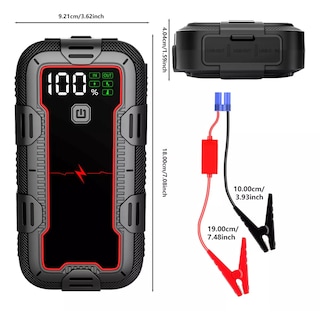 Foto 2 | Arrancador De Batería Para Coche Portátil Con Pantalla Eo Safe Imports Esi-18002 Multicolor