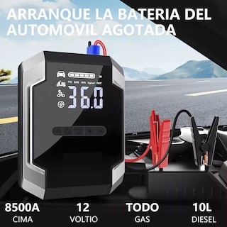 Foto 3 | Arrancador De Batería De Auto Con Compresor De Aire Eo Safe Imports Esi-18008 Multicolor