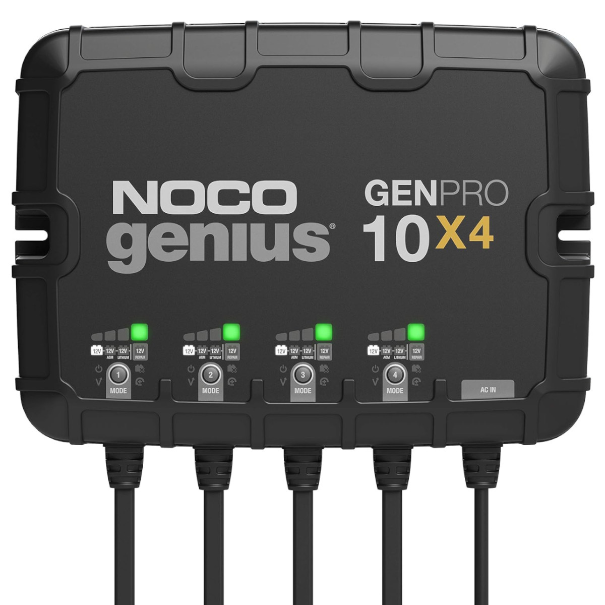 Foto 2 pulgar | Cargador De Baterias Noco Genius Genpro 10x4 4 Bancos 40 Amp