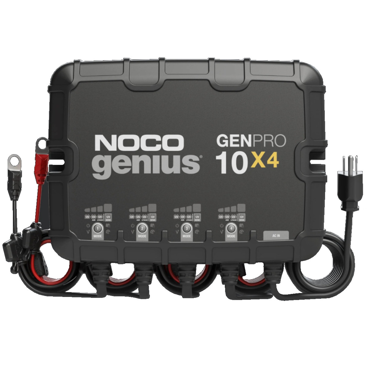 Foto 4 pulgar | Cargador De Baterias Noco Genius Genpro 10x4 4 Bancos 40 Amp