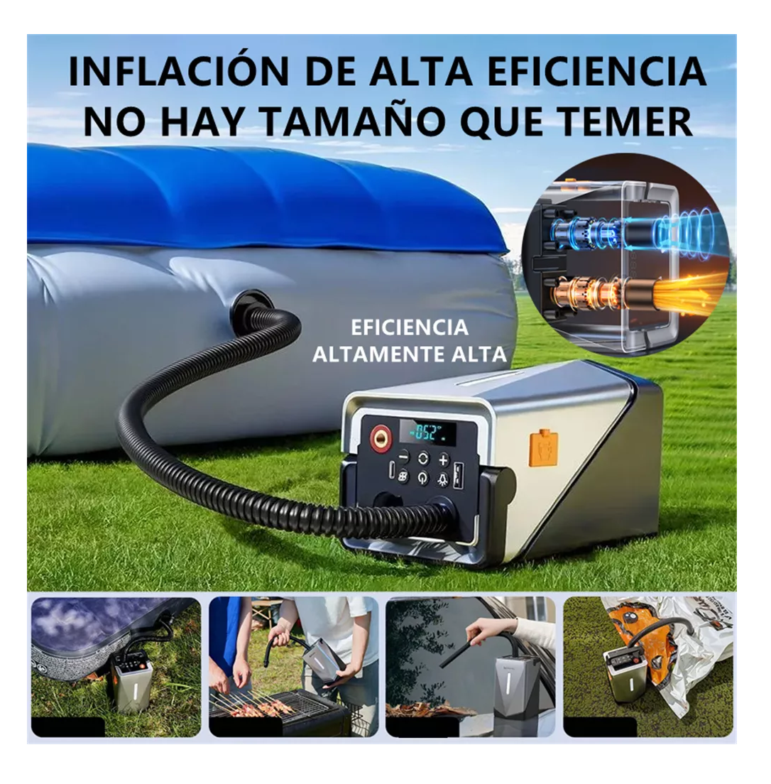 Foto 5 pulgar | Arrancador De Batería De Auto Lab.g  Con Compresor De Aire 150psi Gris