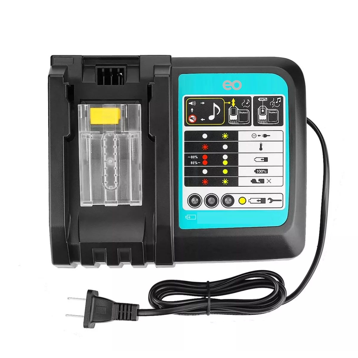 Foto 1 | Cargador Rápido para Batería  14.4v-18v Eo Safe Imports ESI-11813-1 Negro