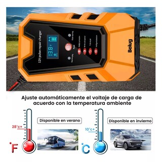 Foto 4 | Cargador Belug Rápido Para Batería De Coche Inteligente 12v 6a