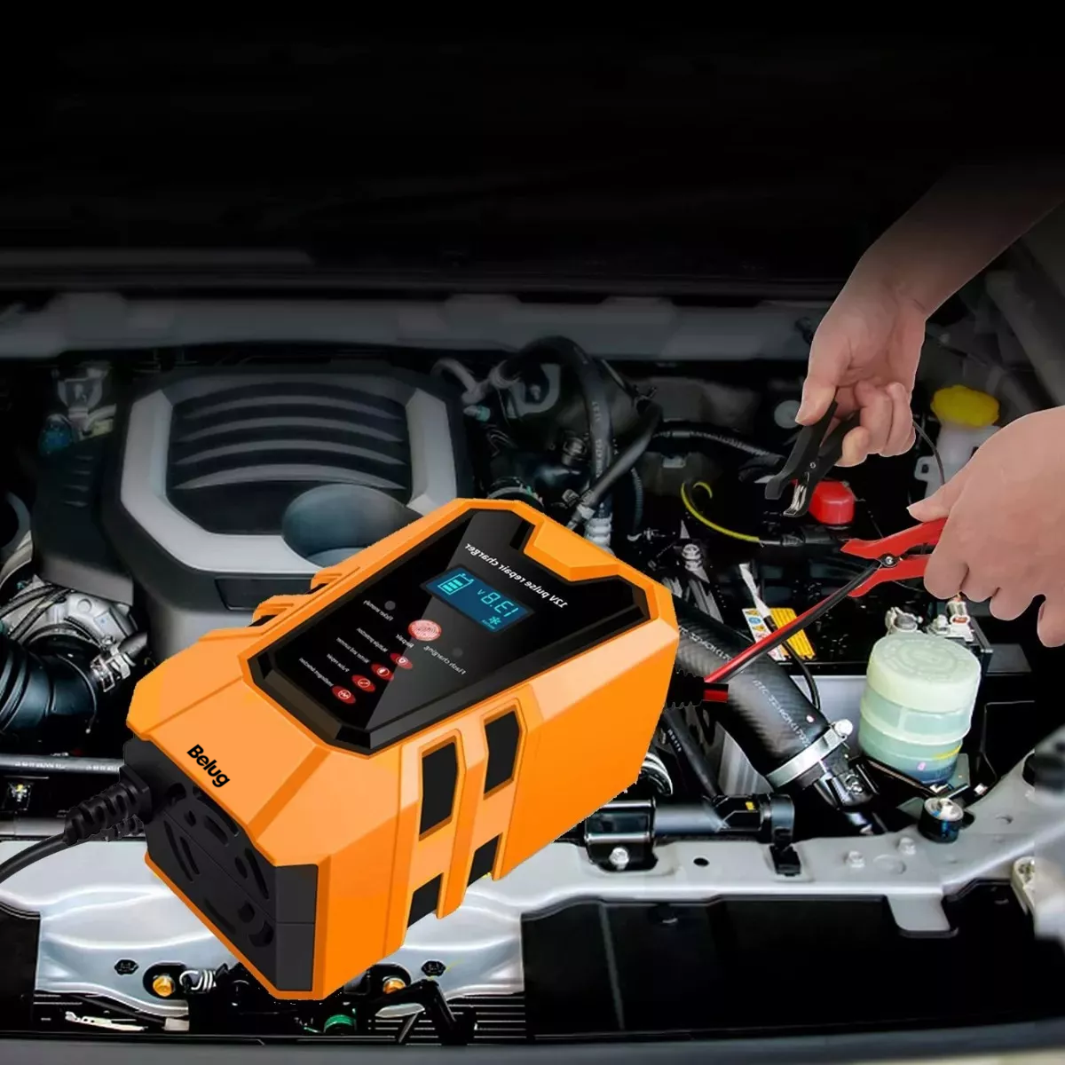 Foto 6 pulgar | Cargador Belug Rápido Para Batería De Coche Inteligente 12v 6a