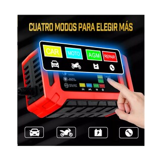 Foto 3 | Cargador Rápido Lab.g Para Inteligente Batería De Coche 12v 6a Rojo/negro