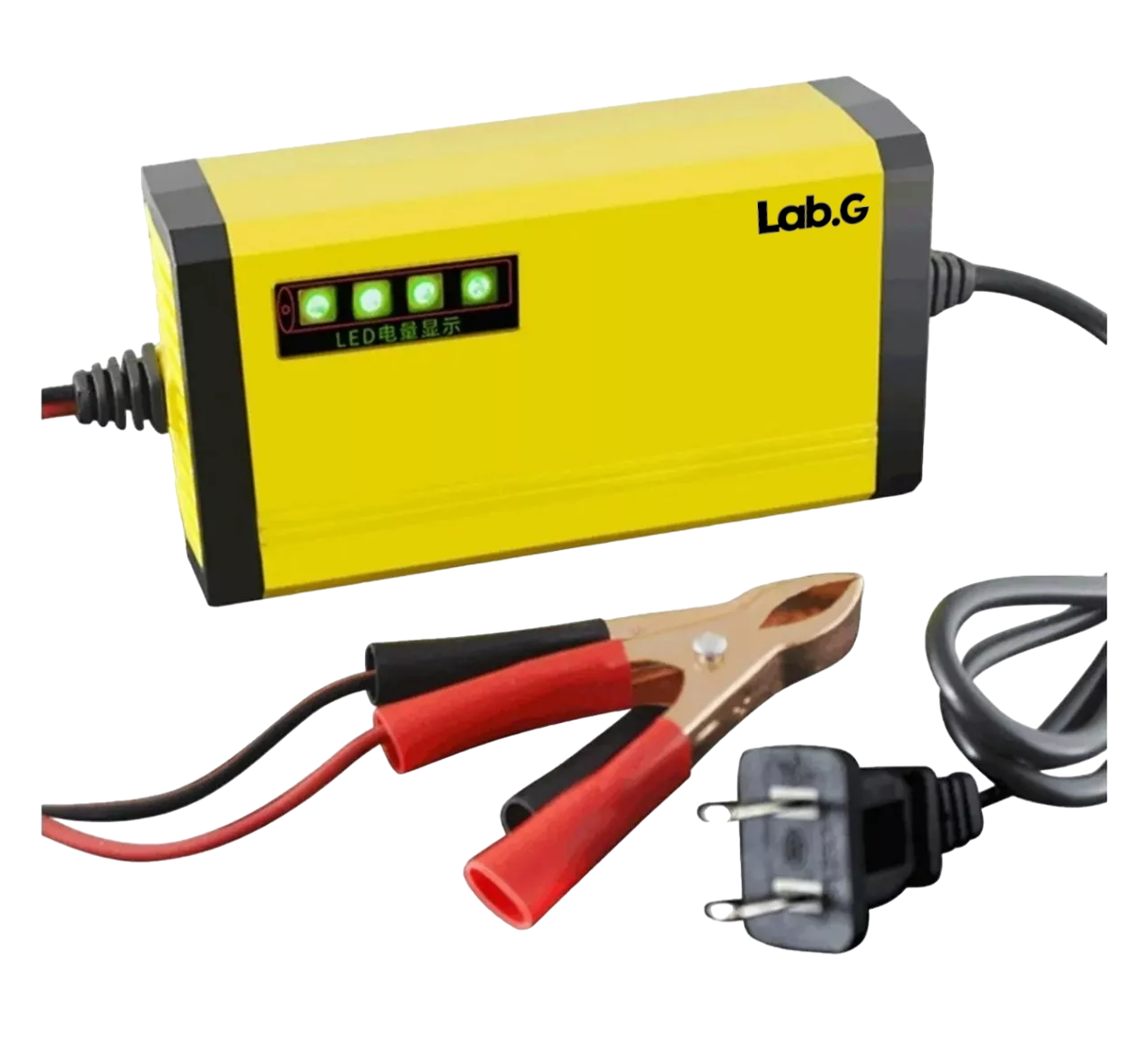 Foto 1 | Cargador De Batería De Auto Lab.g Moto Automático Inteligente 12v, Amarillo