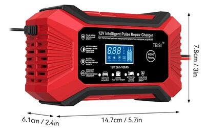Foto 4 | Xtellar Cargador De Baterías 12v - Inteligente,automático,gotero - Para Automóviles, Camiones, Motos Y Barcos