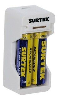 Foto 1 | Cargador Pilas Aa Aaa Ni-mh Recargables 2 Módulos Surtek