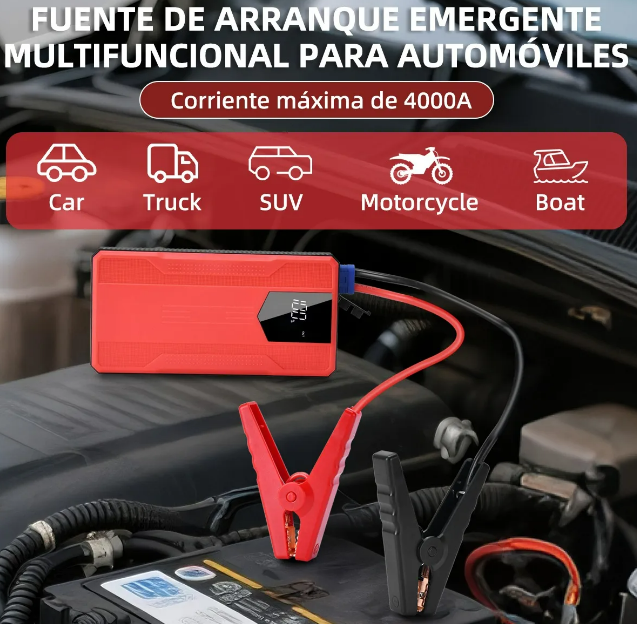 Foto 2 | Xtellar 6000a - Arrancador De Batería Y Cargador Portátil Multiuso