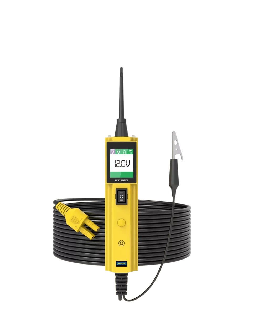 Tester para Circuito Automotriz Autool Bt260 Amarillo