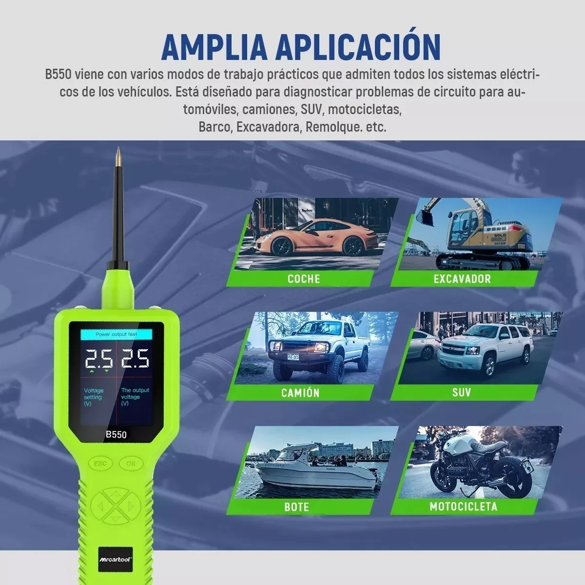 Foto 4 | Escáner De Prueba De Power Probe De Circuito Digital Eo Safe Imports Esi-13668 Multicolor