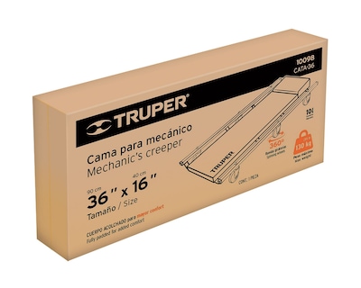 Foto 2 | Cama para Mecánico 36'' Truper Cata-36 Acolchonada