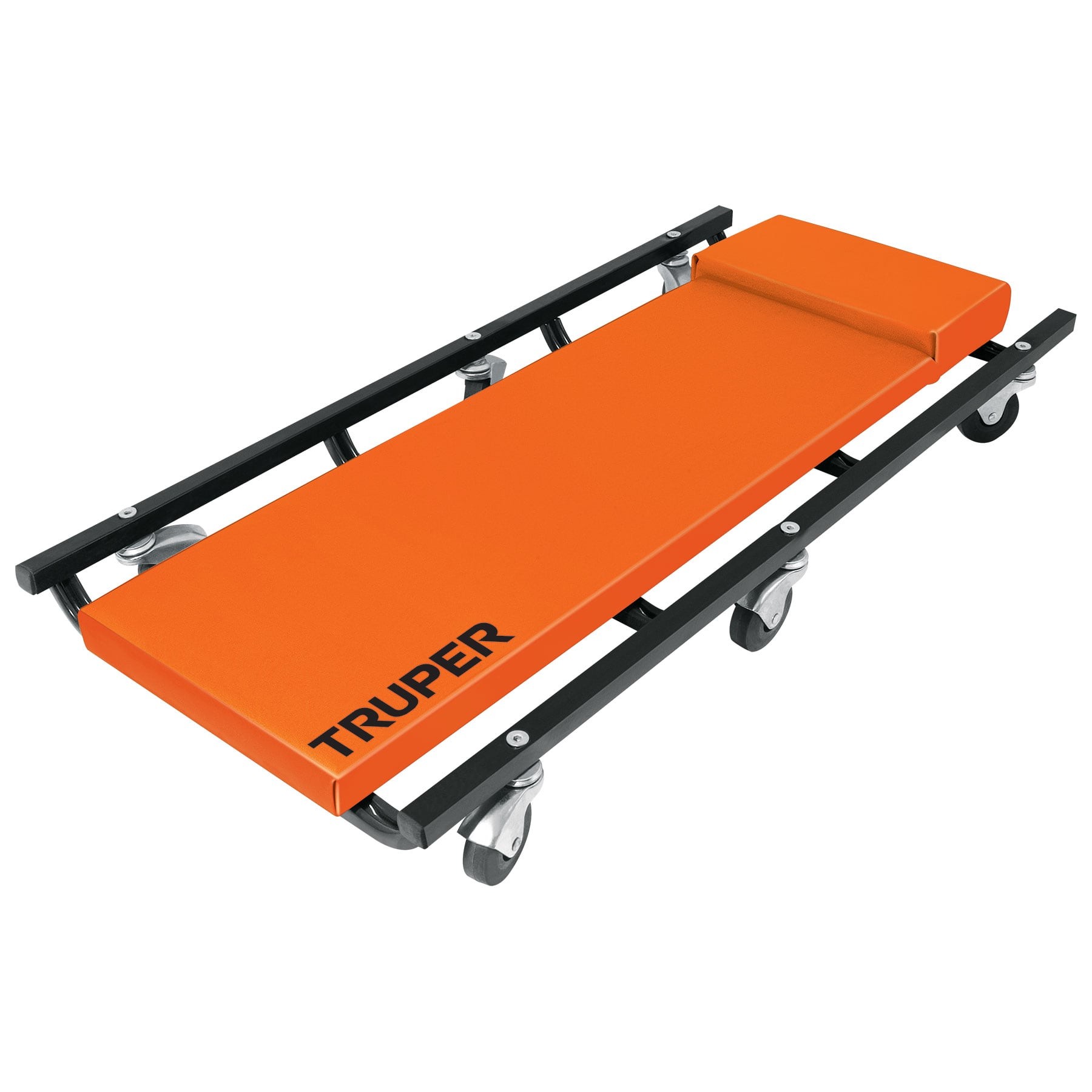 Cama de Acero para Mecánico De 40'" Truper 10097 Cata-40 Naranja