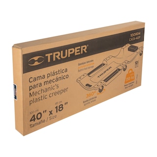 Foto 2 | Cama Truper CATA-40P color Naranja de Plástico 40 " para Mecánico