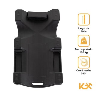 Foto 3 | Cama para Mecánico Deslizante de Plástico Kingsman 40 Pulgadas 120 Kg
