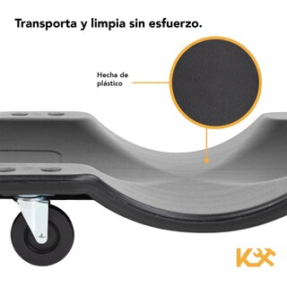 Foto 8 | Cama para Mecánico Deslizante de Plástico Kingsman 40 Pulgadas 120 Kg