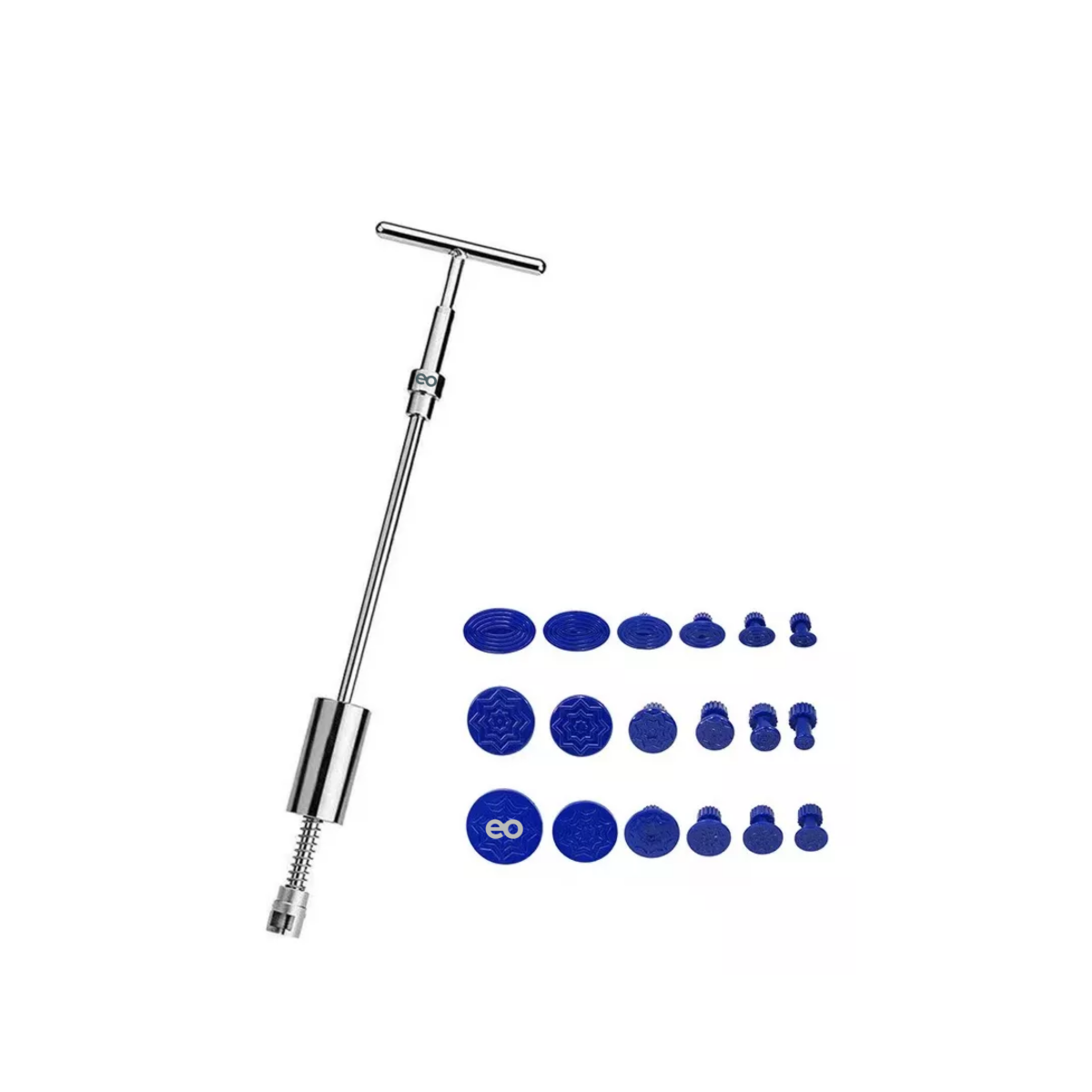 Language Herramienta De Reparación De Abolladuras De Coche 19pzas Eo Safe Imports Esi-12090-1 Plata