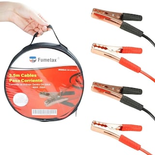 Foto 1 | Cables Pasa Corriente Fumetax Batería Auto Calibre 10awgx3.5