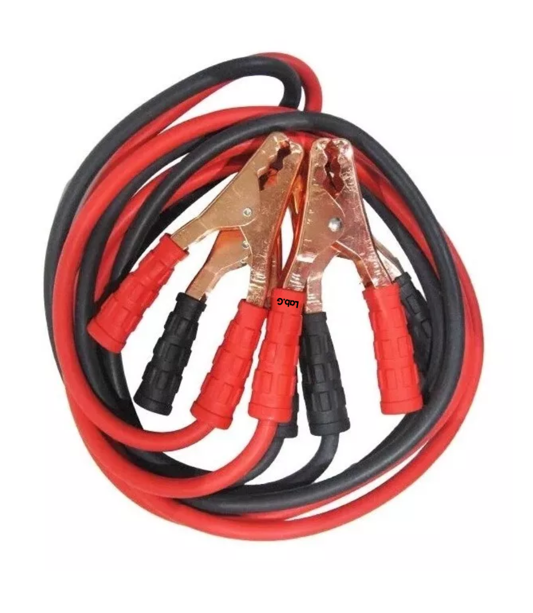 Foto 1 | Cables Pasacorriente Calibre 8 2.5mts Uso Rudo Funda Rojo/negro