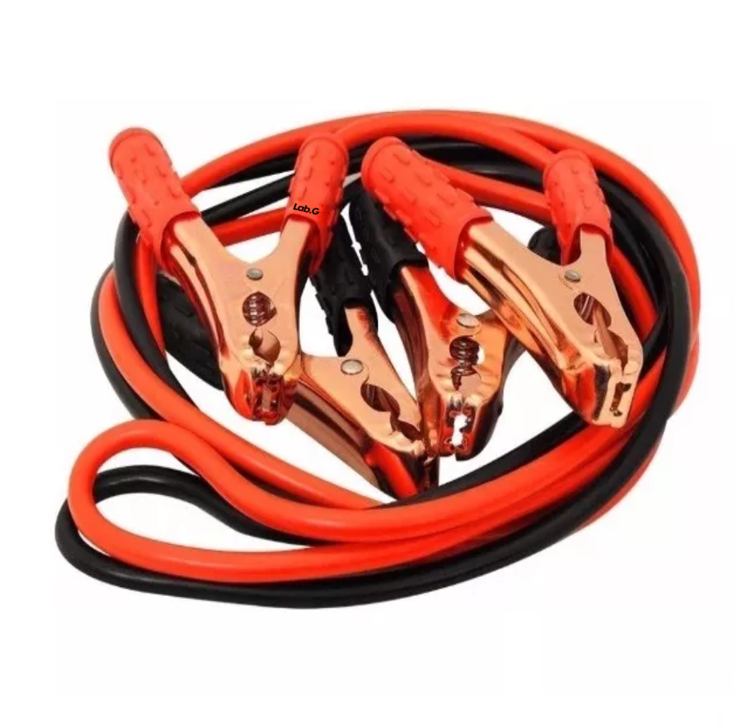 Foto 2 | Cables Pasacorriente Calibre 8 2.5mts Uso Rudo Funda Rojo/negro