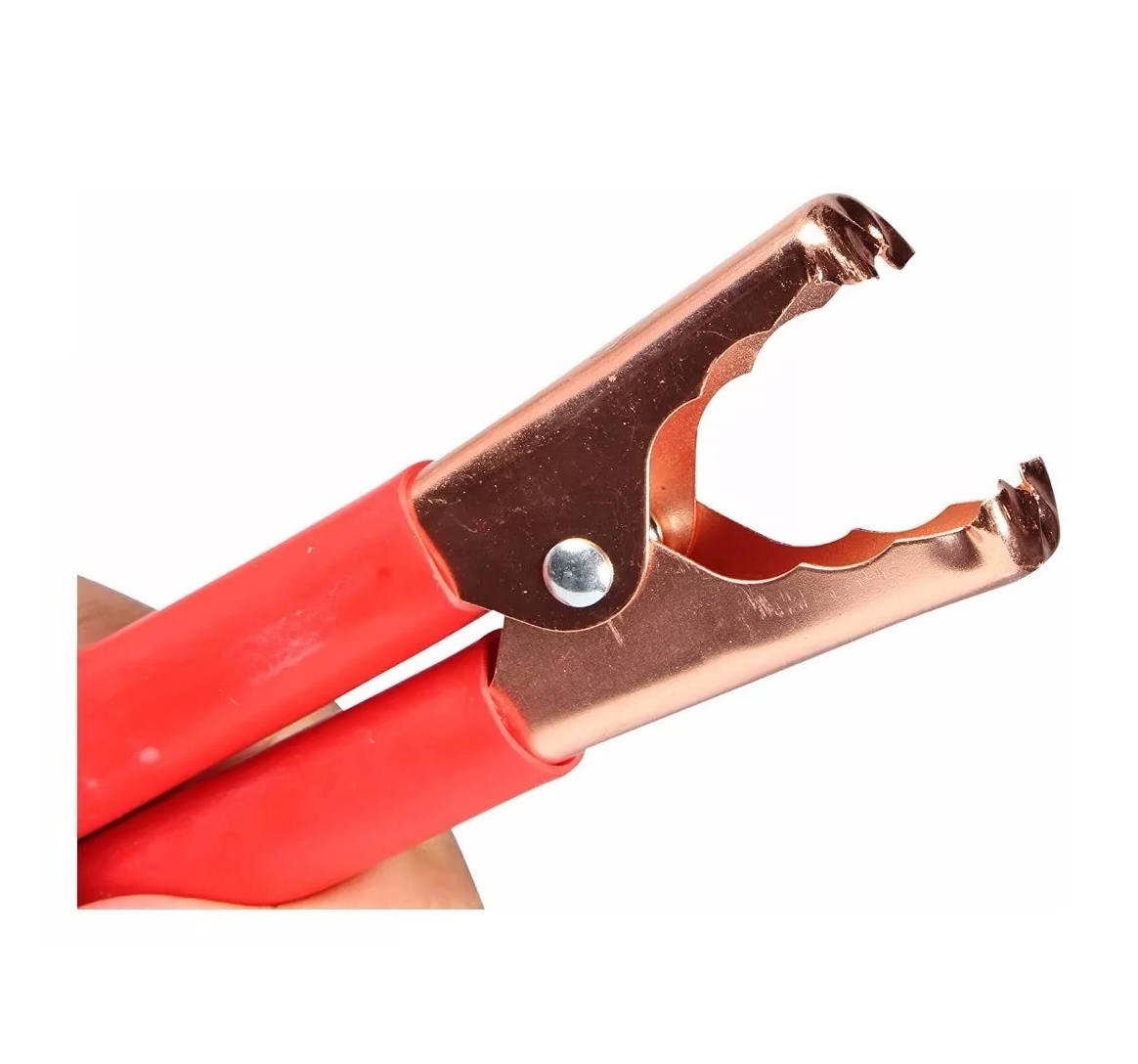 Foto 4 | Cables Pasacorriente Calibre 8 2.5mts Uso Rudo Funda Rojo/negro