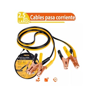 Foto 4 | Juego De Cables Para Pasar Corriente Cal 10 2.5 Mt 125 Amp Belug Amarillo/negro