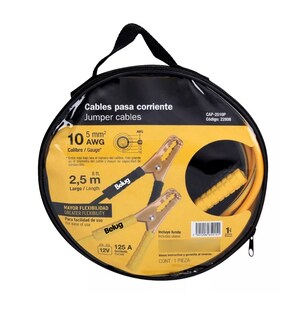 Foto 3 | Juego de Cables para Pasar Corriente Cal 10 Belug Amarillo