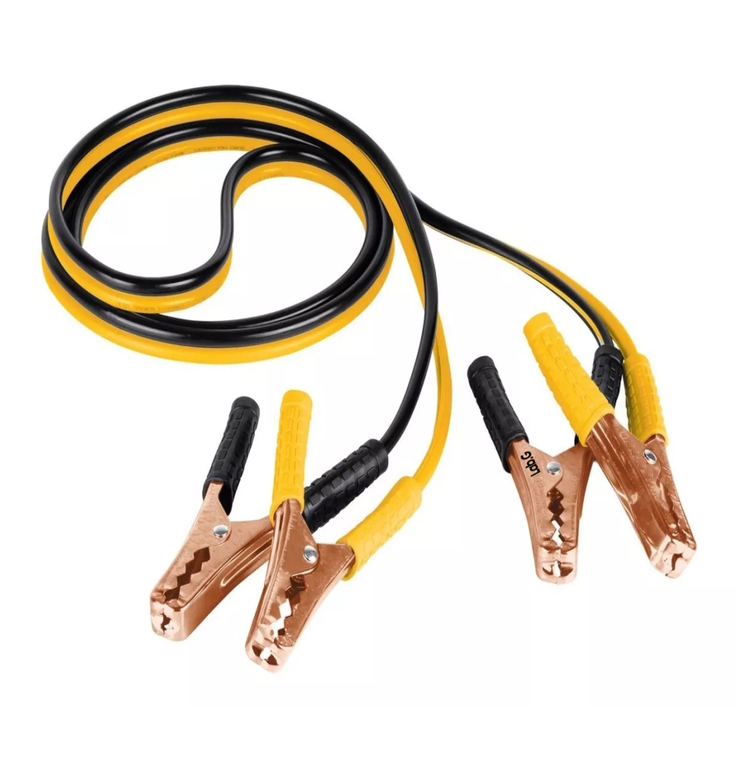 Foto 2 pulgar | Juego De Cables Para Pasar Corriente Cal 10 2.5 Mt 125 Amp Amarillo/negro