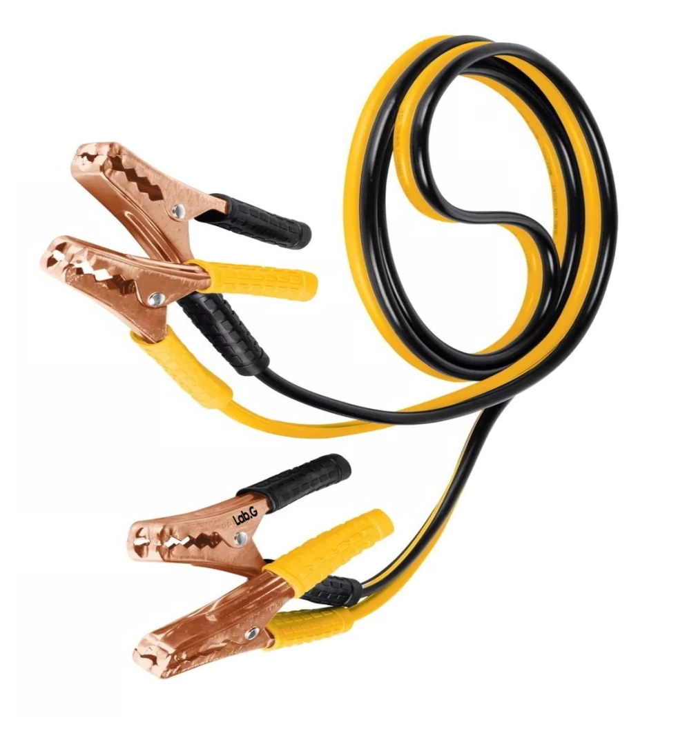 Foto 3 pulgar | Juego De Cables Para Pasar Corriente Cal 10 2.5 Mt 125 Amp Amarillo/negro