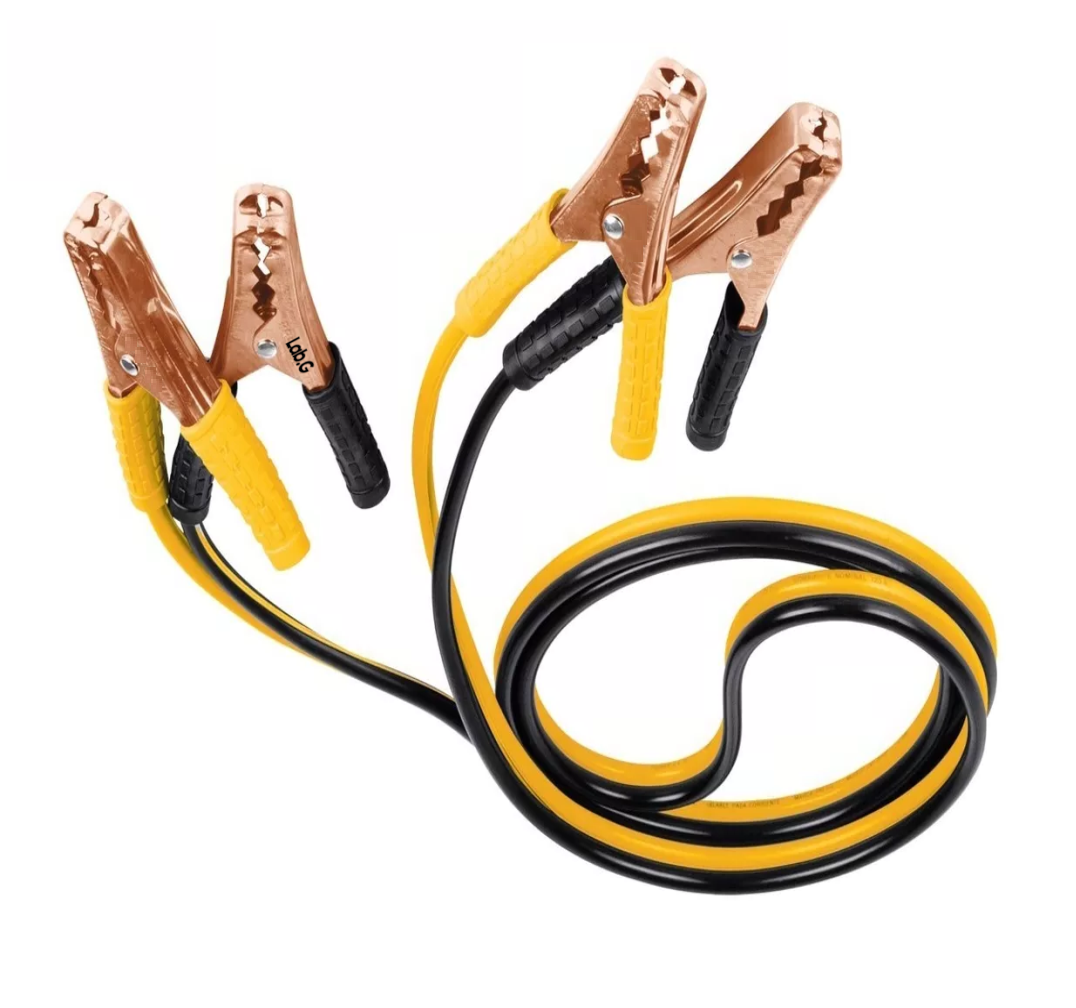 Foto 4 pulgar | Juego De Cables Para Pasar Corriente Cal 10 2.5 Mt 125 Amp Amarillo/negro