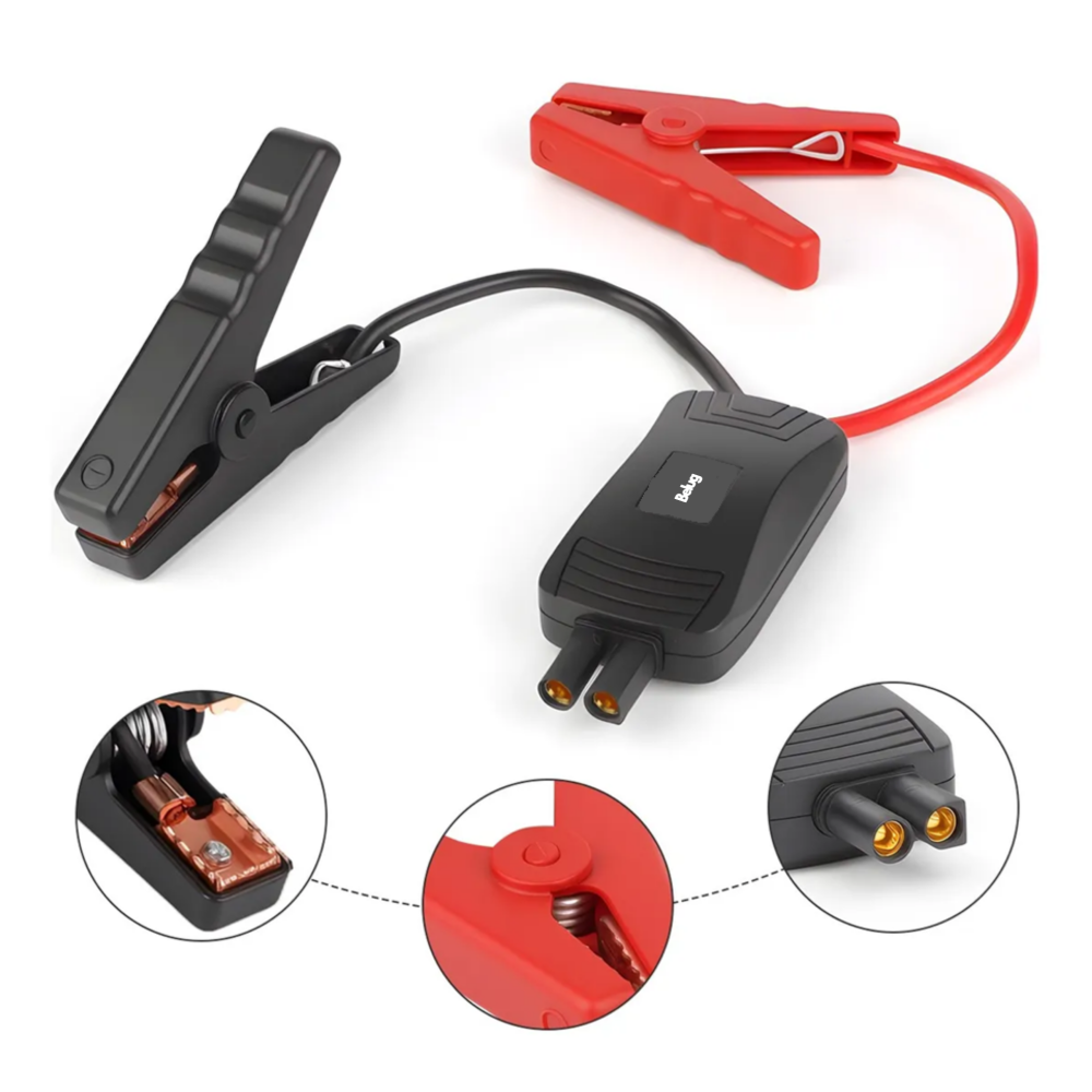 Foto 4 pulgar | Cable De Arranque De Puente De Automóvil Belug  Negro Rojo