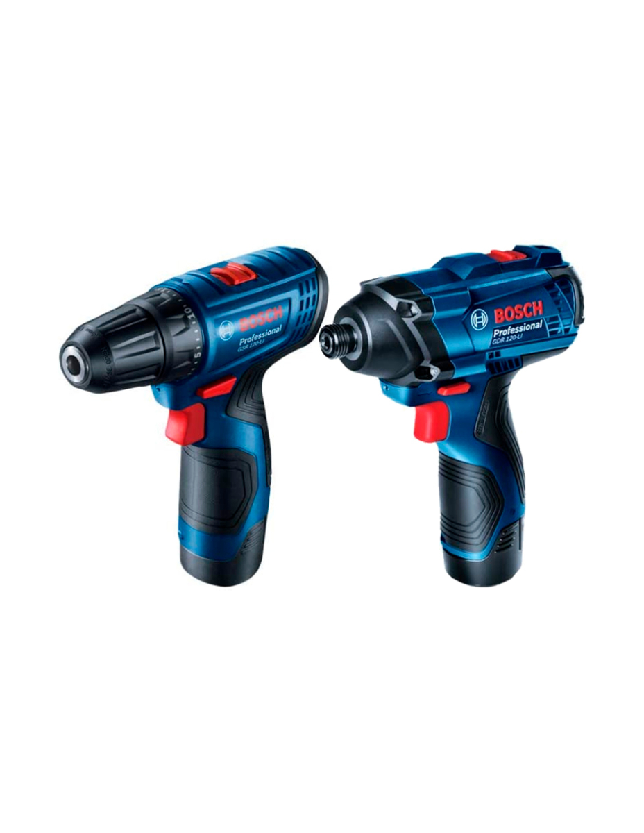 Foto 2 pulgar | Taladro Atornillador Bosch 3/8” 12v + Pistola Impacto 1/4” 12v + Maleta + 2 Bateria Carga + 23 Accesorios