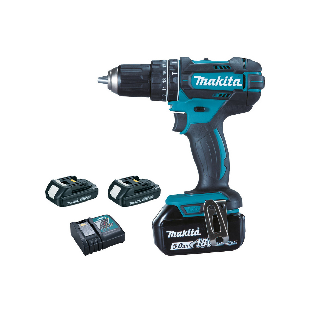 Foto 2 pulgar | Rotomartillo Atornillador Makita 1/2” 18 V con Maletín