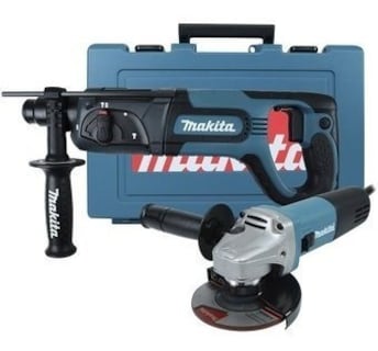 Foto 2 | Rotomartillo Makita Sds Plus 15/16” 780w + Min Esmeriladora Angular 4-1/2” 840w 1000 Rpm