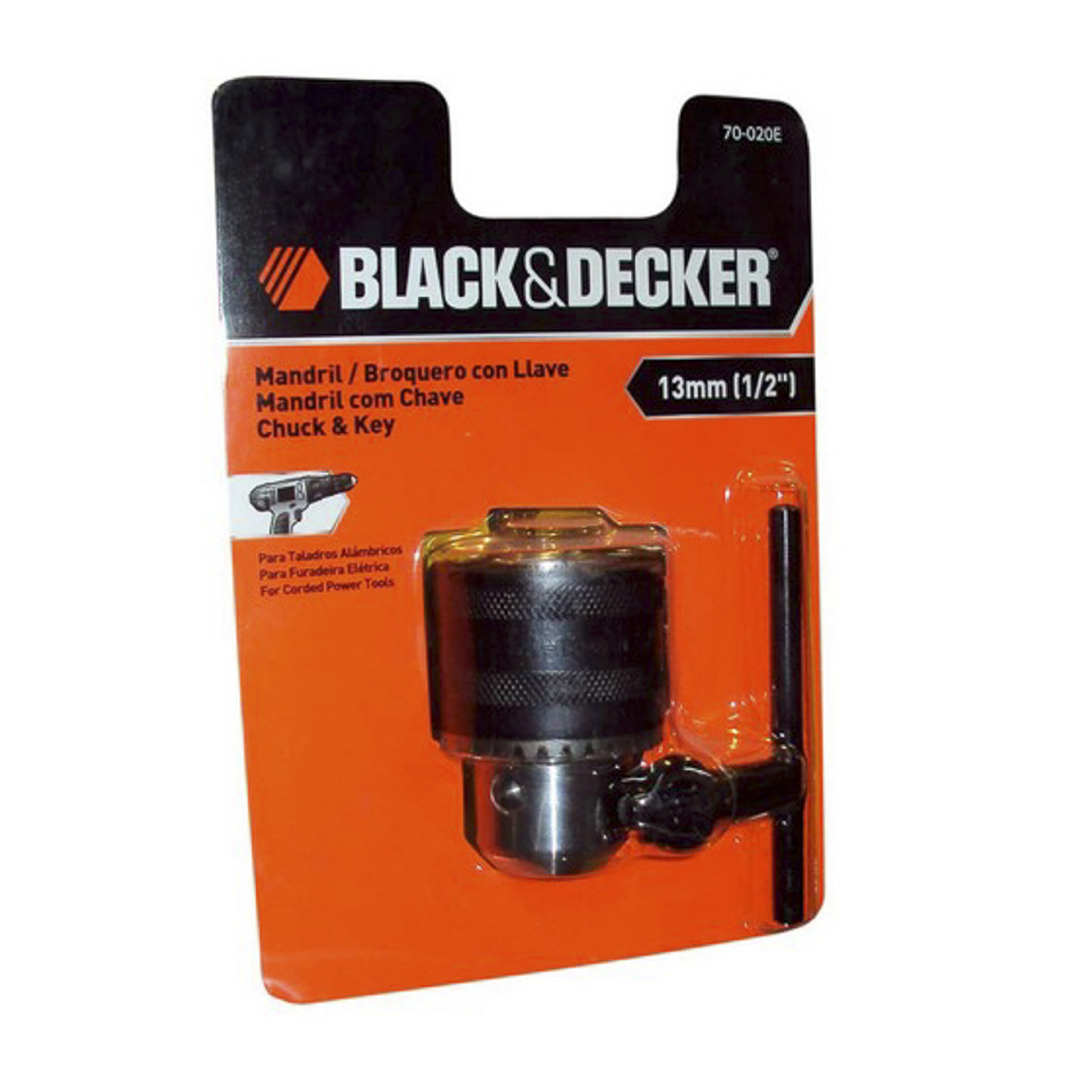 Foto 2 pulgar | Broquero Llave Black And Decker 1/2” Taladros Percutores