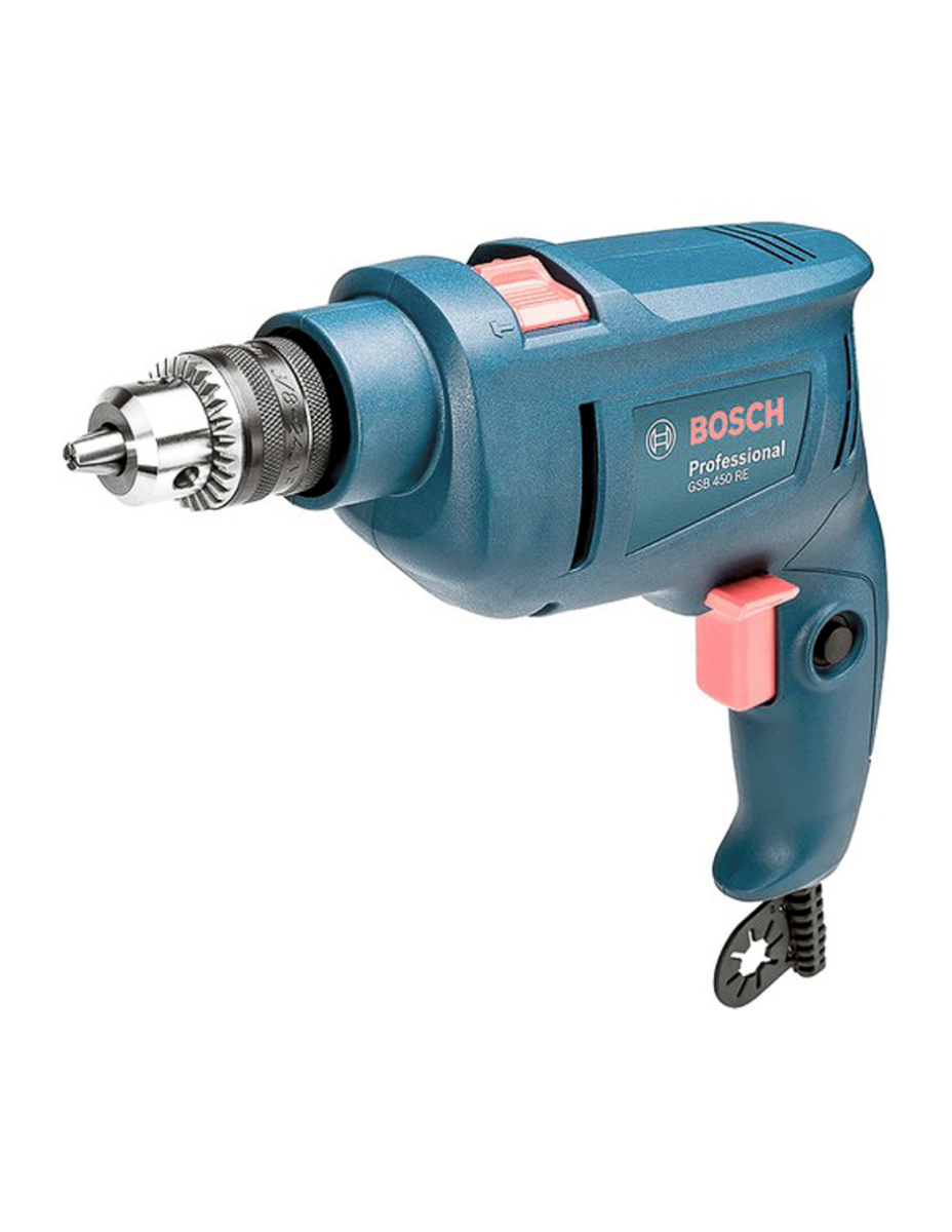 Rotomartillo Bosch 3/8” 450w Vvr 0-3100 Rpm 0-49600 Gpm (gsb 450)