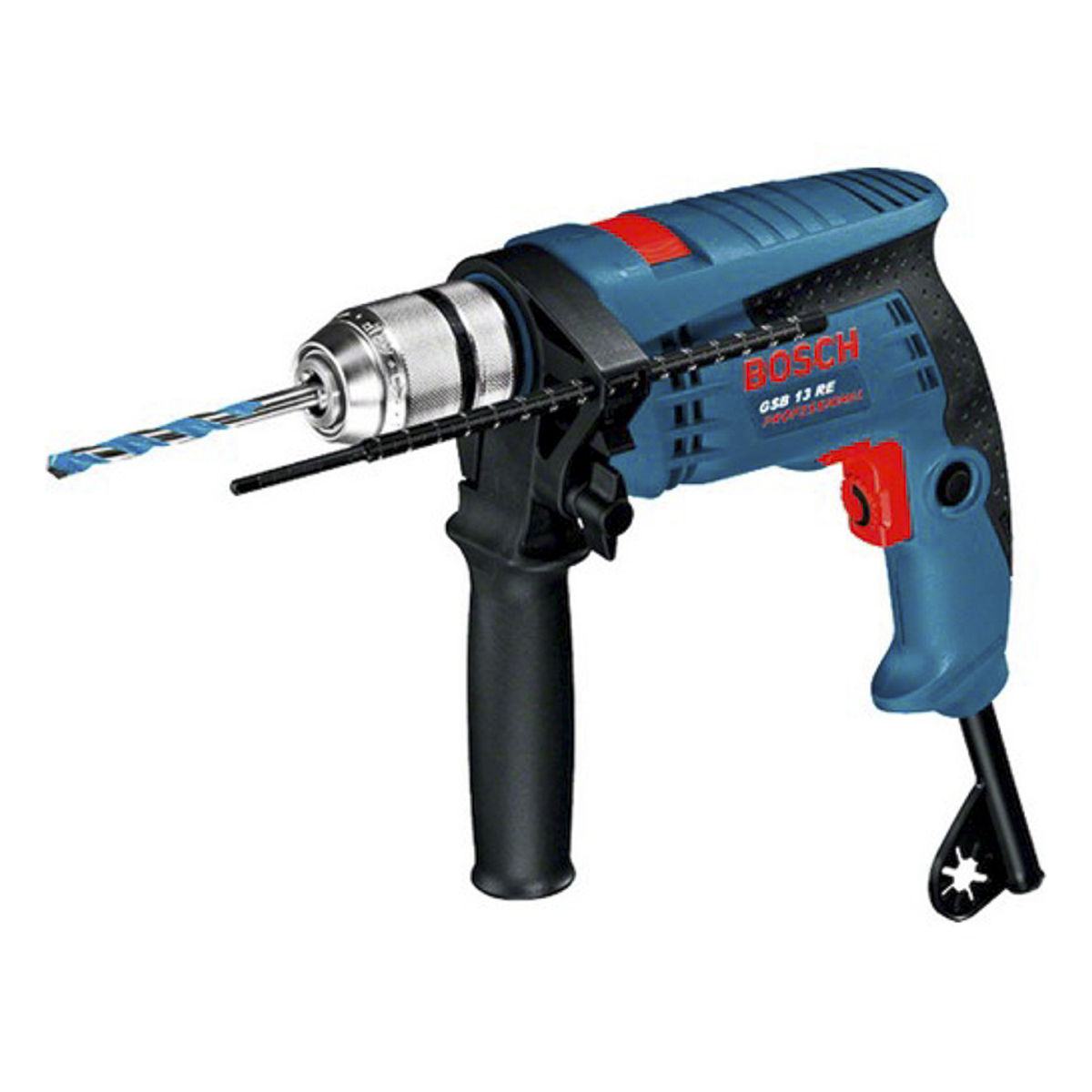 Rotomartillo Bosch 1/2” 650w Vvr 0-3000 Rpm 0-51000 Gpm Estuche Plastico (gsb 13 Re)