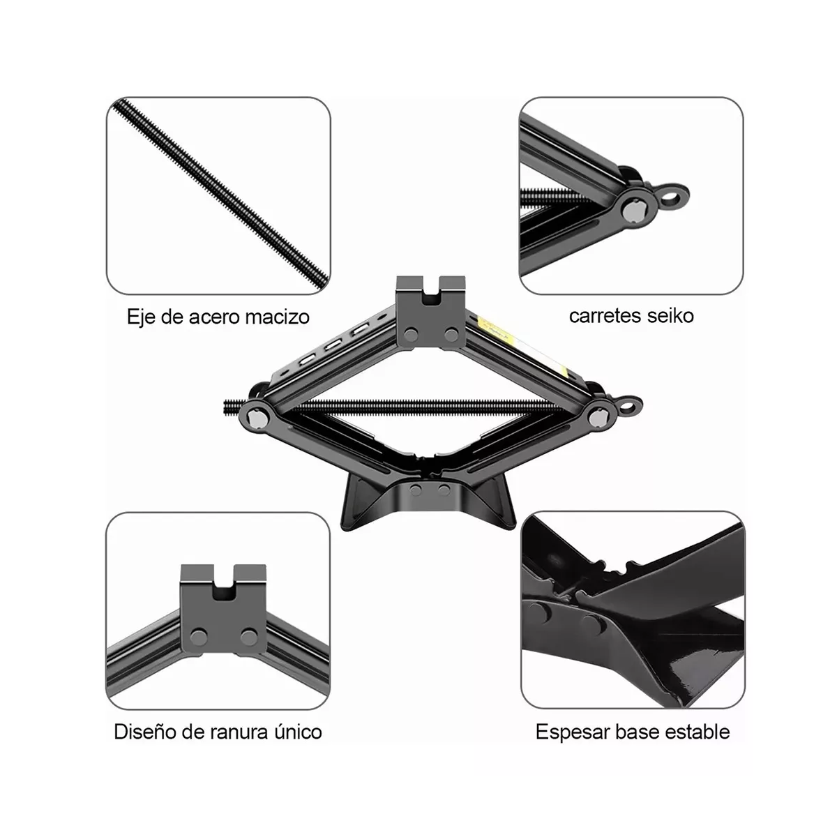 Foto 3 pulgar | Tijeras Mecánicas Cat Eo Safe Imports Esi-6619 Negro