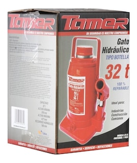 Foto 3 | Gato Hidráulico de Botella Tamer color Rojo 32 Ton
